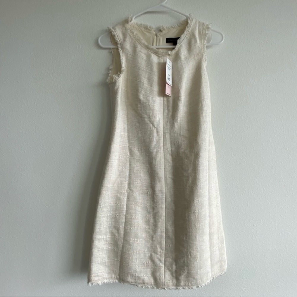 Banana Republic Cream Sleeveless Dress